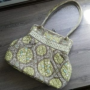 Vera Bradley Floral Purse with Snap Closure